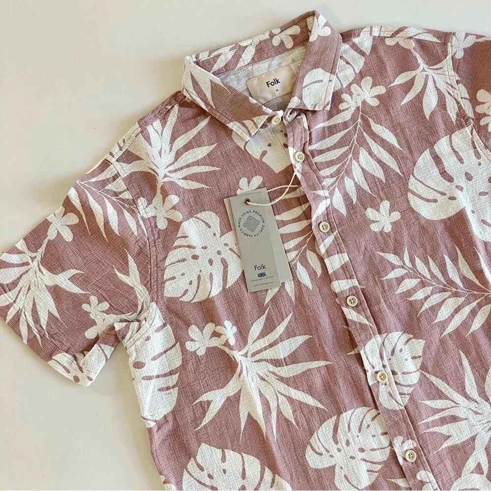 Folk Tropical Camp Shirt*